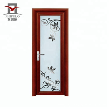 2018 china alibaba new beautiful high quality bathroom door with glass